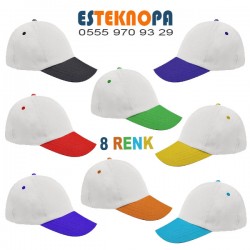 50 Adet DÜZ RENK PROMOSYON ŞAPKA