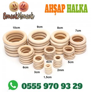AHŞAP HALKA 20 ADET