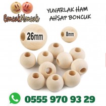 AHŞAP YUVARLAK BONCUK