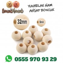 AHŞAP YUVARLAK BONCUK