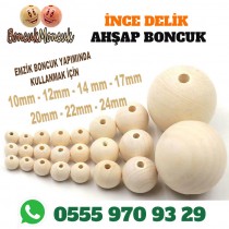 AHŞAP EMZİK BONCUK